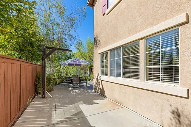 view of patio