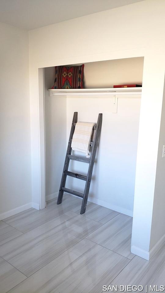 view of closet