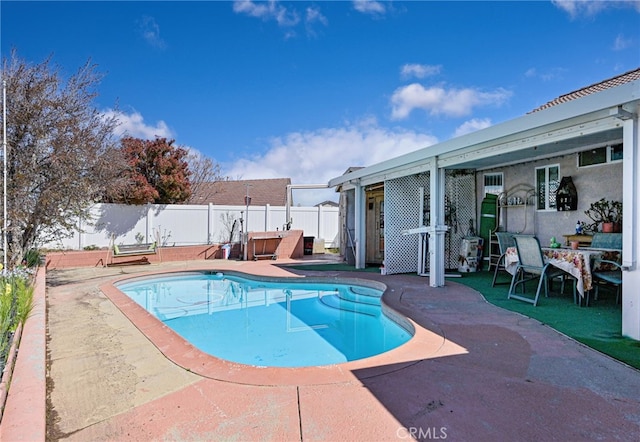 14329 Stone Creek Trl, Hesperia, CA 92344 - view of swimming pool featuring a patio area