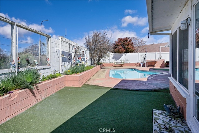 14329 Stone Creek Trl, Hesperia, CA 92344 - view of pool with a patio area