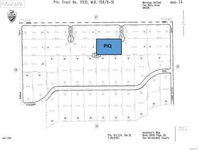 0 Fetlock, Landers CA, 92284 land for sale