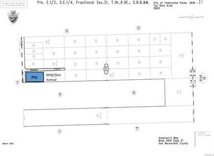 72840 Hatch Rd Unit 29, Palms CA, 92277 land for sale