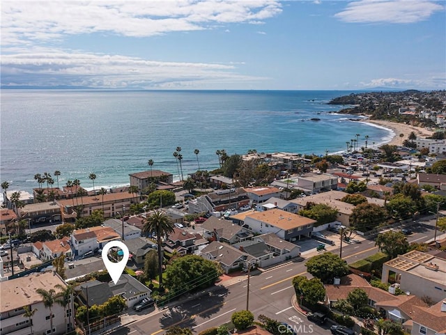 667 Glenneyre St, Laguna Beach, CA 92651 - birds eye view of property with a water view