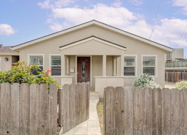 view of bungalow-style house