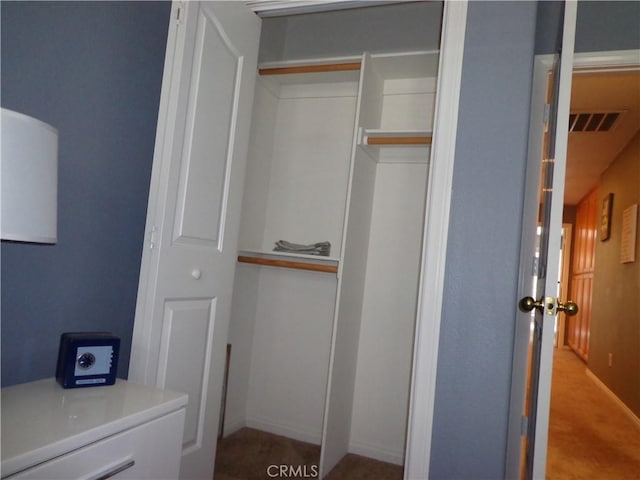 view of closet