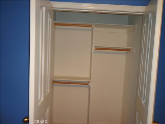 view of closet