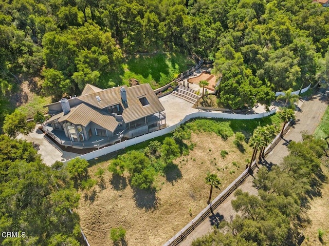 view of birds eye view of property