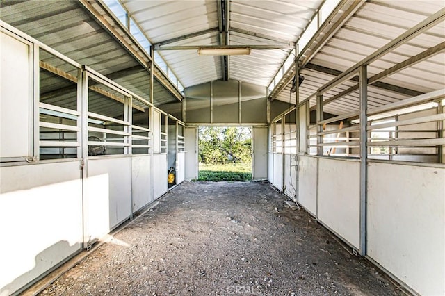 view of stable