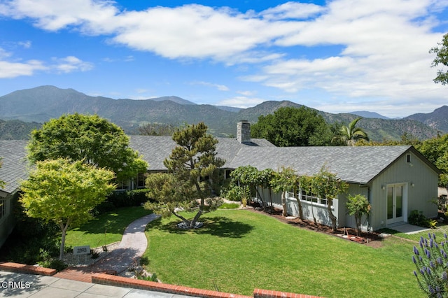 view of property view of mountains