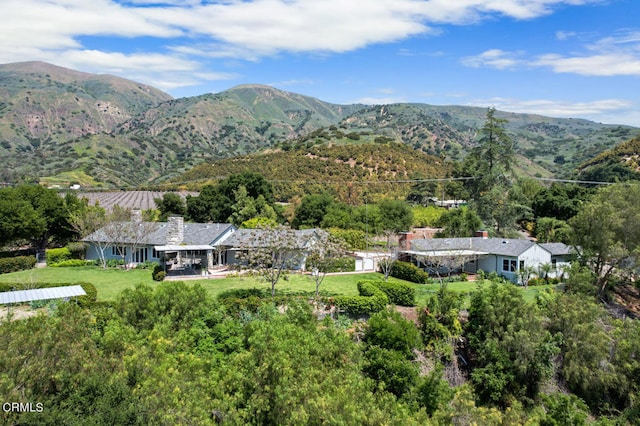 view of mountain view