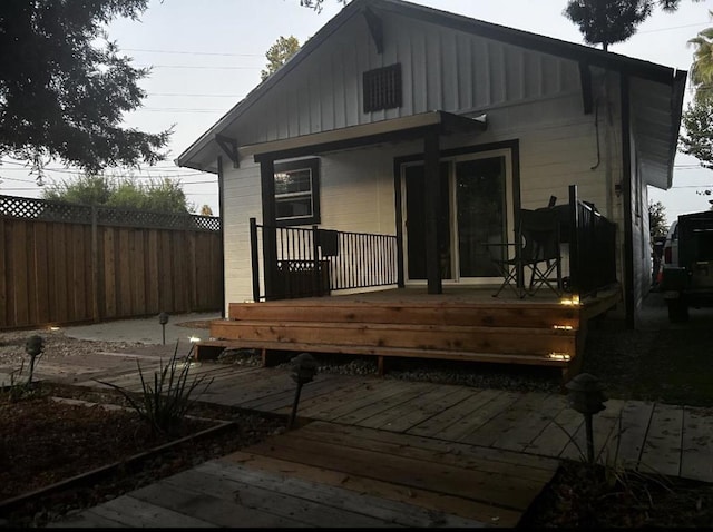 view of rear view of house