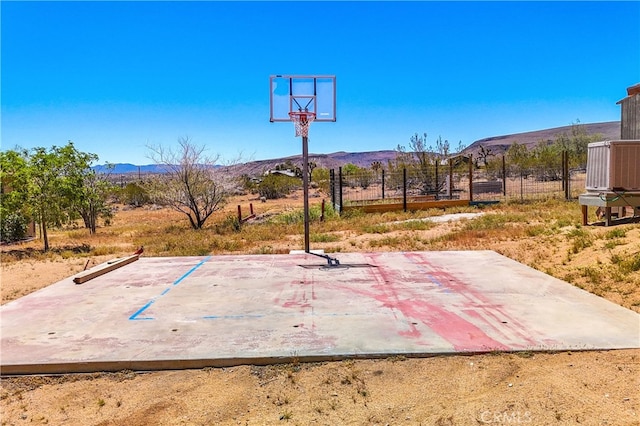 view of sport court