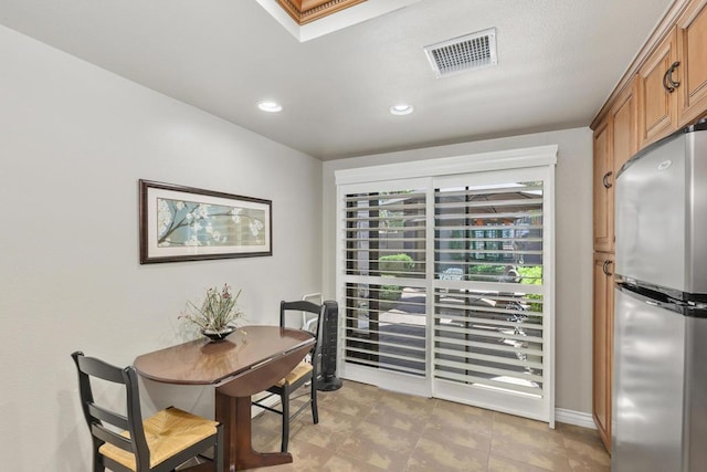 view of dining room