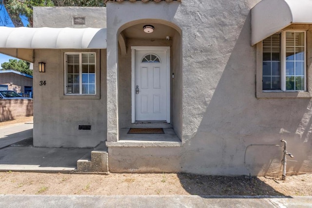 view of entrance to property