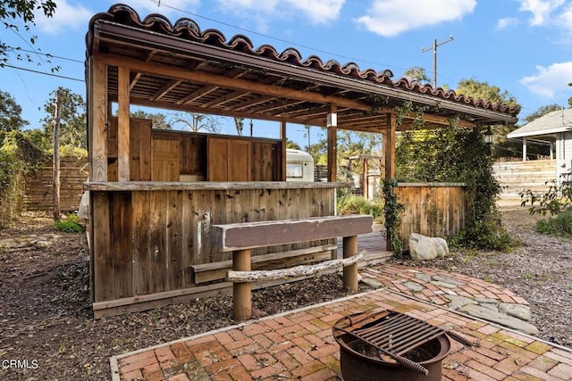 view of patio