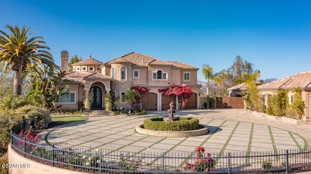 view of mediterranean / spanish house