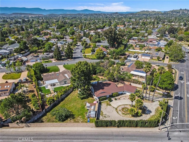 1633 Montgomery Rd, Thousand Oaks, CA 91360 - birds eye view of property with a residential view and a mountain view