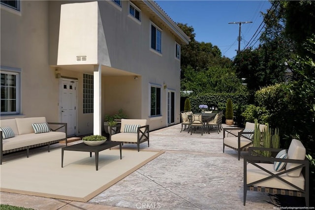 7264 W 88th Pl, Los Angeles, CA 90045 - view of patio featuring an outdoor hangout area and outdoor dining space