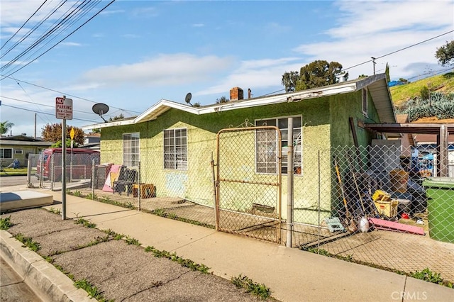 view of property exterior