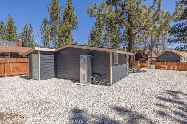 view of outbuilding