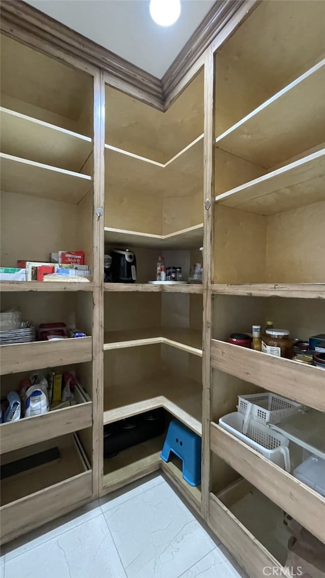 view of pantry