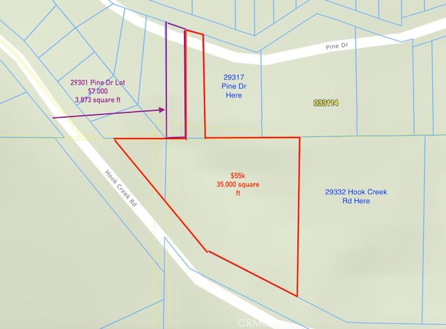 29301 Pine Dr, Cedar Glen CA, 92321 land for sale