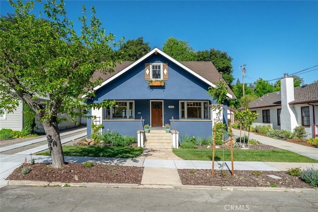 view of bungalow-style house