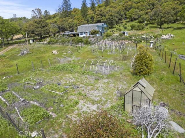 bird's eye view featuring a rural view