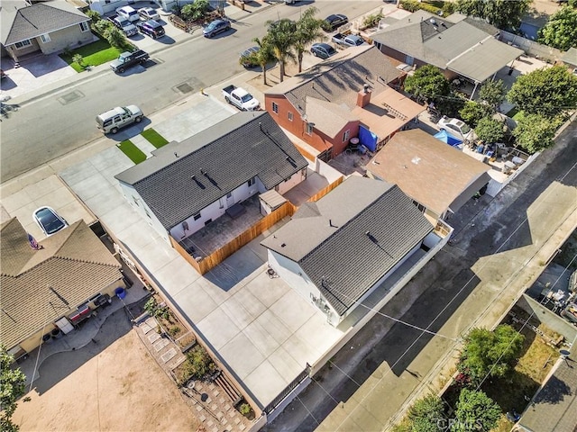 bird's eye view featuring a residential view