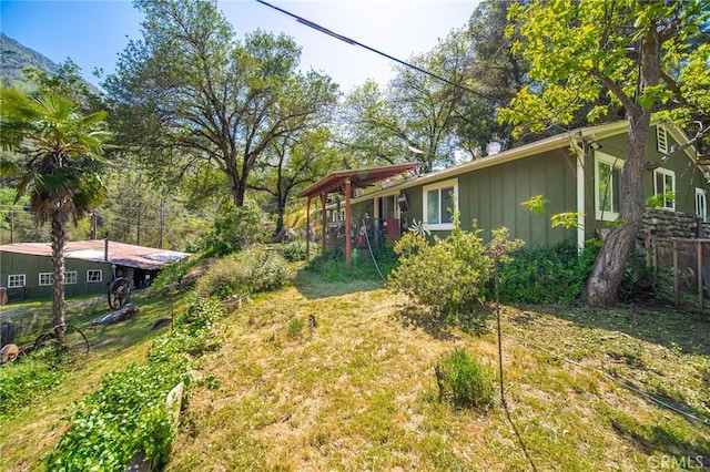 view of yard