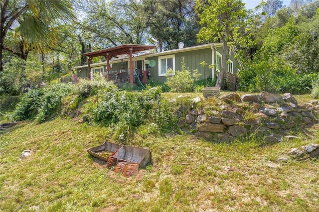 view of yard