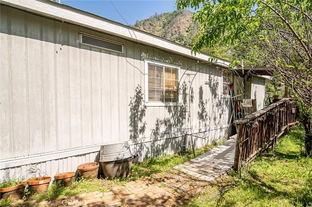 view of side of property