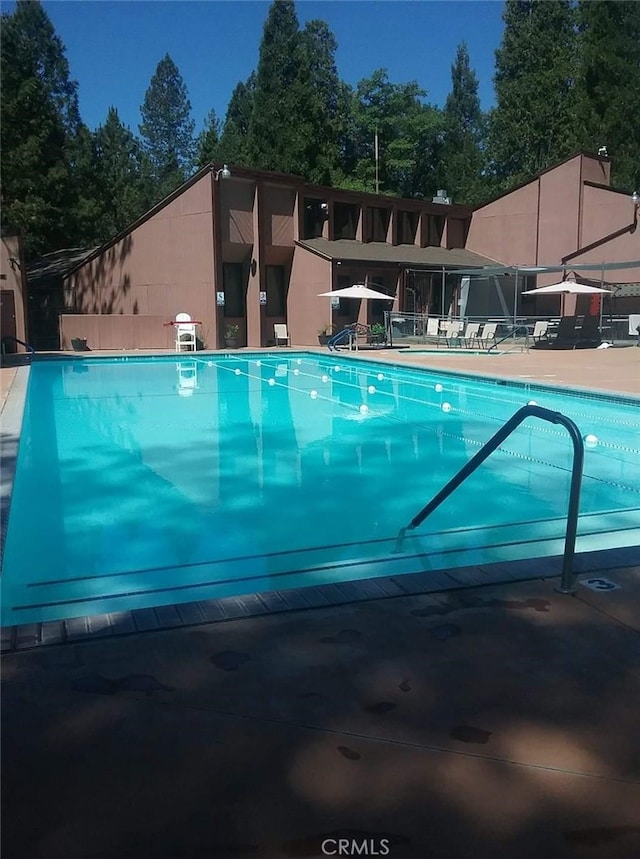 view of pool