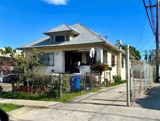 view of bungalow