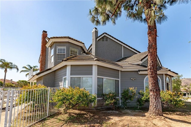 view of rear view of property