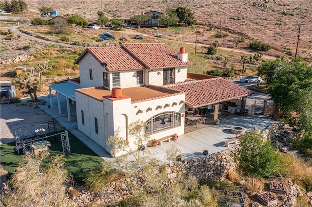 view of birds eye view of property