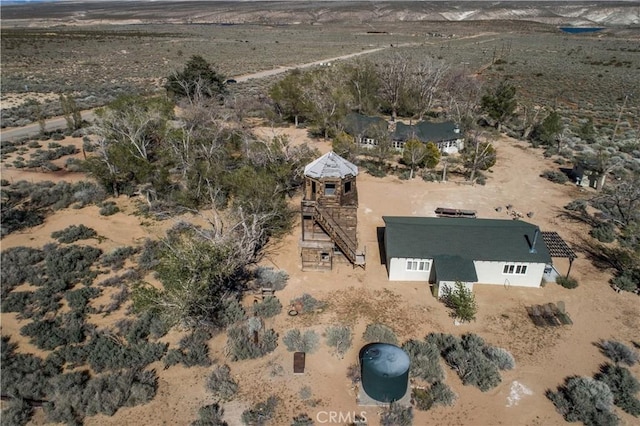 aerial view featuring a rural view