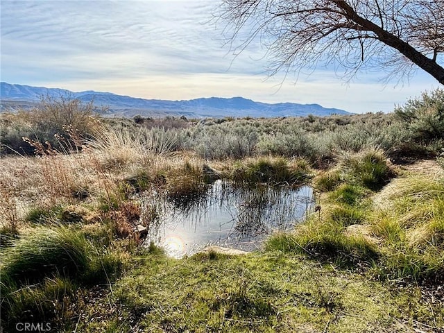 property view of mountains with a water view