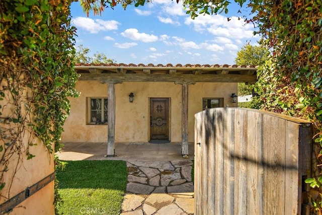 view of rear view of property