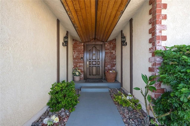 view of property entrance