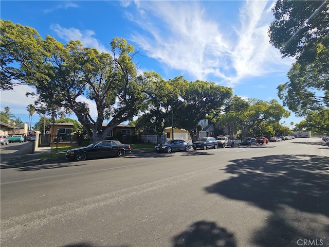 view of road