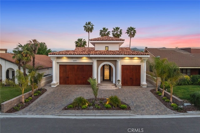 view of mediterranean / spanish-style house