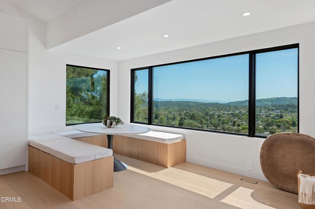 interior space featuring hardwood / wood-style flooring