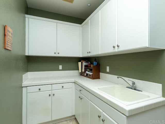 laundry room with sink