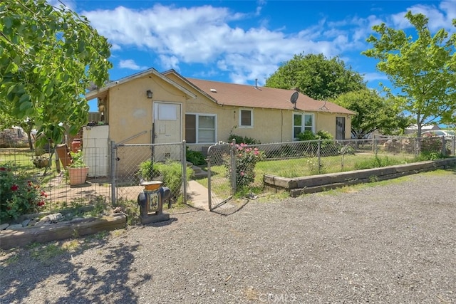 view of ranch-style home