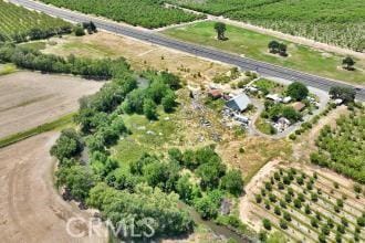 drone / aerial view featuring a rural view