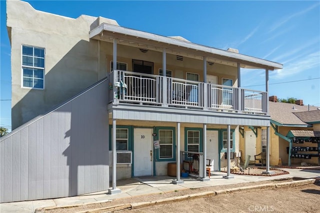 222 F St, Needles, CA 92363 - multi unit property featuring a balcony and covered porch