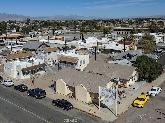 222 F St, Needles, CA 92363 - aerial view of residential area with mountains