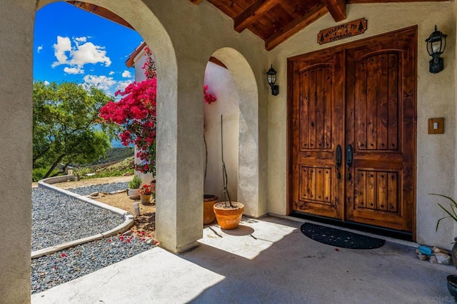 view of property entrance