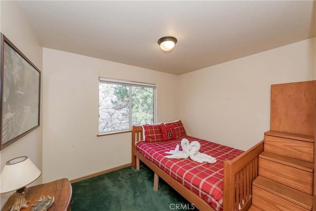 bedroom with carpet flooring